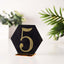 Decorative Rhinestone Number "5" Stickers, Glitter Adhesive Craft Numbers Gold DIY Sparkle Embellishments 4"