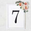 Decorative Rhinestone Number "7" Stickers, Glitter Adhesive Craft Numbers Black DIY Sparkle Embellishments 8"