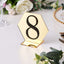 Decorative Rhinestone Number "8" Stickers, Glitter Adhesive Craft Numbers Black DIY Sparkle Embellishments 4"