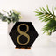 Decorative Rhinestone Number "8" Stickers, Glitter Adhesive Craft Numbers Gold DIY Sparkle Embellishments 4"