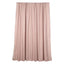 Dusty Rose Chiffon Polyester Event Curtain Drapes, Dual Layer Divider Backdrop Curtain Panels with Rod Pockets - 10ftx10ft