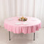 Scuba Round 70" Tablecloth Pink - Wrinkle Free & Stain Resistant Table Cover