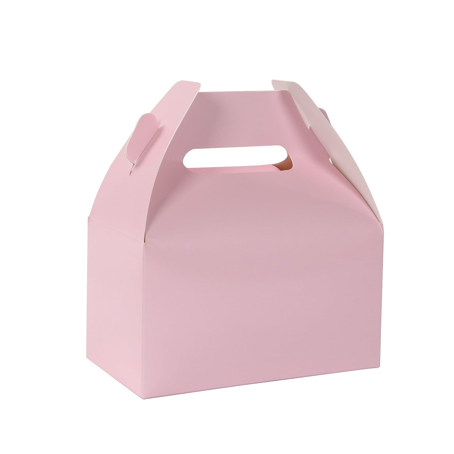 25 Pack Candy Gift Tote Gable Boxes, Blush Party Favor Treat Boxes - 6"x3.5"x7"