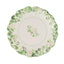 25-Pack Paper 11" Round Dinner Plates in White with Floral Greenery & Scalloped Edges - Disposable Party Plates for Nature-Inspired Events & Chic Celebrations