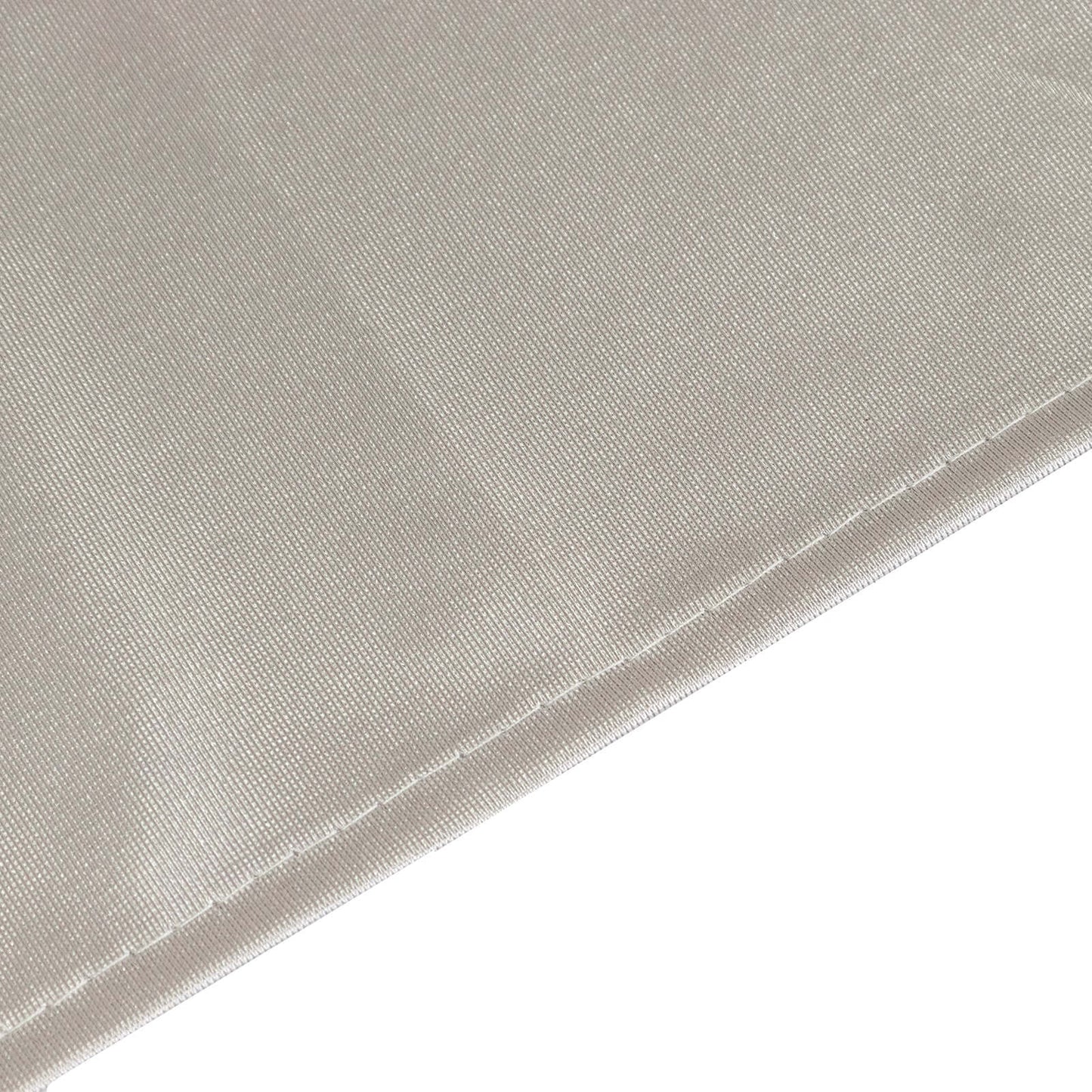 Scuba 70"x70" Table Overlay Square Tablecloth Shimmer Silver - Wrinkle Free & Stain Resistant Table Cover