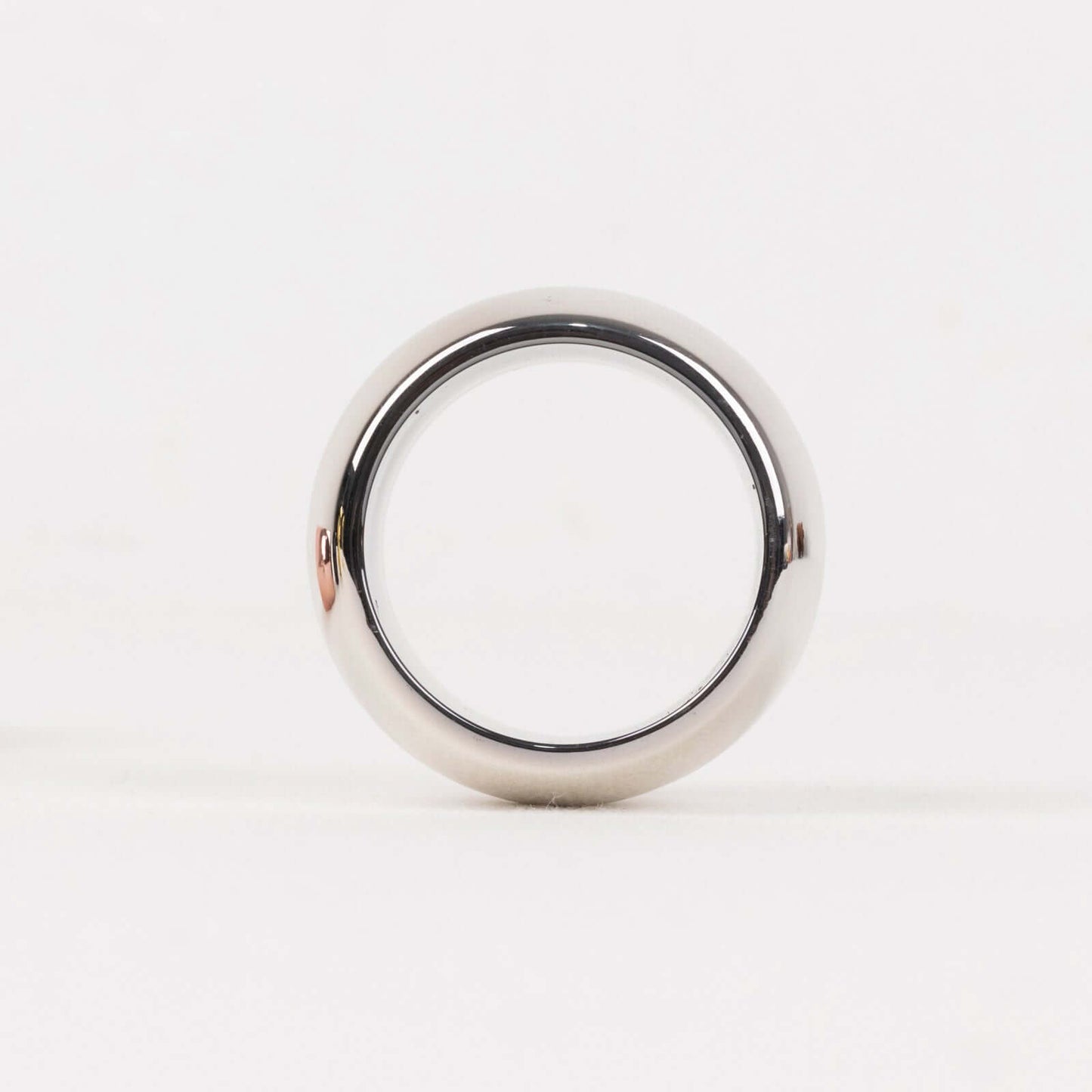 4 Pack Shiny Metallic Silver Acrylic Napkin Rings