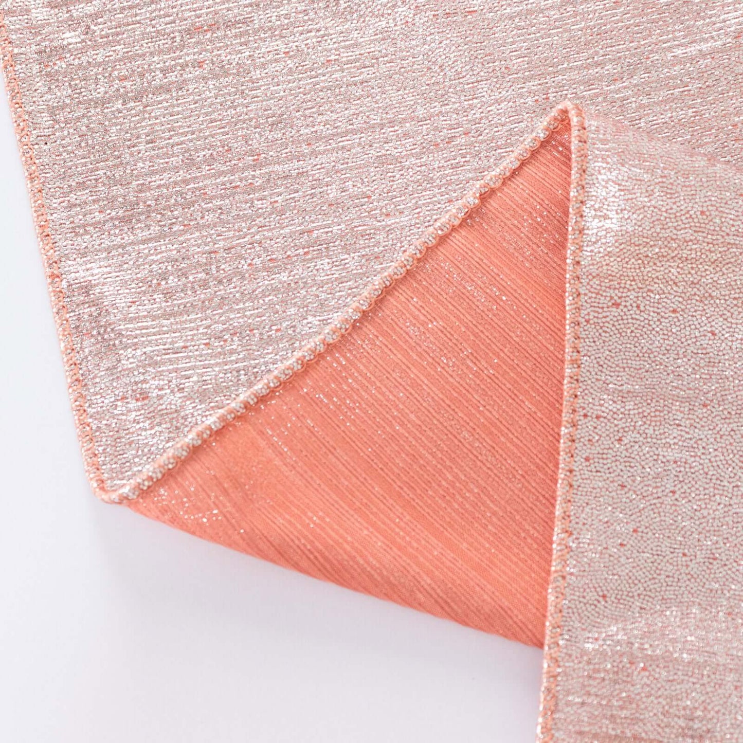 Polyester 72"x72" Table Overlay Square Tablecloth Rose Gold - Sequin Dots Wrinkle-Free Table Cover