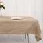 Faux Burlap Jute 54"x96" Rectangle Tablecloth Natural - Rustic Event Table Linen