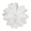 4 Pack 12" White Life-Like Soft Foam Craft Dahlia Flower Heads