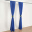 2 Pack Royal Blue Polyester Event Curtain Drapes, 10ftx8ft Backdrop Event Panels With Rod Pockets 130 GSM