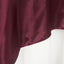 Satin 90"x90" Table Overlay Square Tablecloth Burgundy - Smooth Finish Table Topper