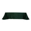 Lamour Satin 90"x156" Rectangle Tablecloth Hunter Emerald Green - Luxurious, Soft Seamless Table Cover