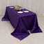 Lamour Satin 90"x132" Rectangle Tablecloth Purple - Soft & Silk-Like Seamless Table Cover