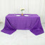 Taffeta 90"x156" Rectangle Tablecloth Purple - Accordion Crinkle Seamless Table Cover