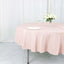 Polyester 90" Round Tablecloth Blush - Stain & Wrinkle-Resistant Table Cover
