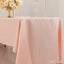 Lamour Satin 60"x126" Rectangle Tablecloth Blush - Soft & Silk-Like Table Cover