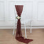 5 Pack Cheesecloth Gauze 16"x88" Chair Sashes Burgundy - Boho Chair Decorations