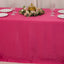 Lamour Satin 90"x132" Rectangle Tablecloth Fuchsia - Soft & Silk-Like Seamless Table Cover