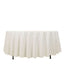Scuba Round 108" Tablecloth Ivory - Wrinkle Free & Stain Resistant Table Cover