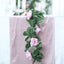 6ft Pink Artificial Silk Rose Garland UV Protected Flower Chain