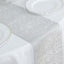 Crystal Rhinestone 10"x108" Table Runner Silver - Chic Diamond Accent