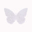 12-Pack 3D Butterfly Wall Decals, DIY Removable Mural Stickers White Cake Decorations Eye-Catching Design