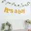 3ft Gold Glittered It's a Boy Paper Hanging Gender Reveal Garland Banner, Baby Shower Banner