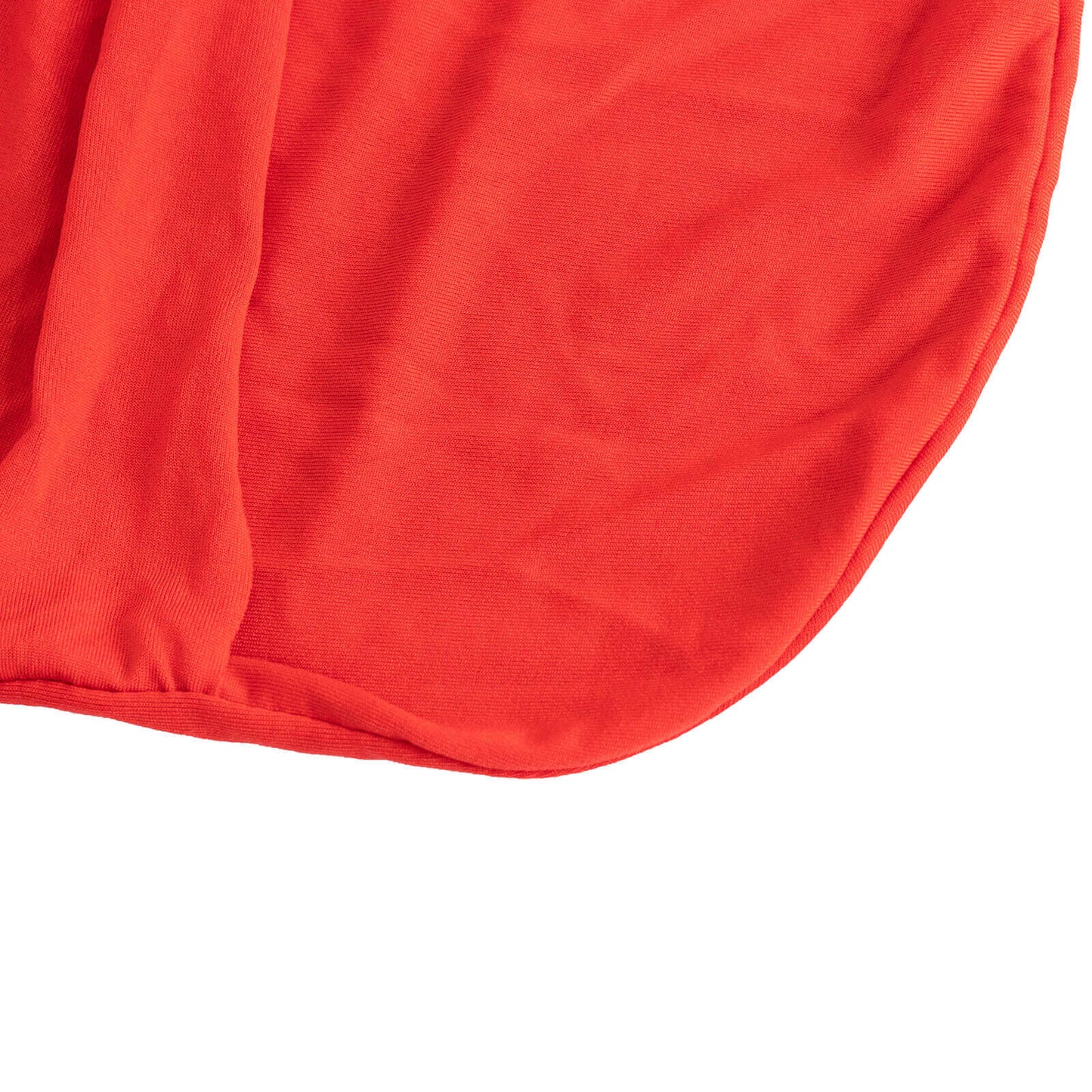 Spandex Chair Cover with Silver Rhinestone Buckled Sash Band Red - Stretch Fitted Slipcover