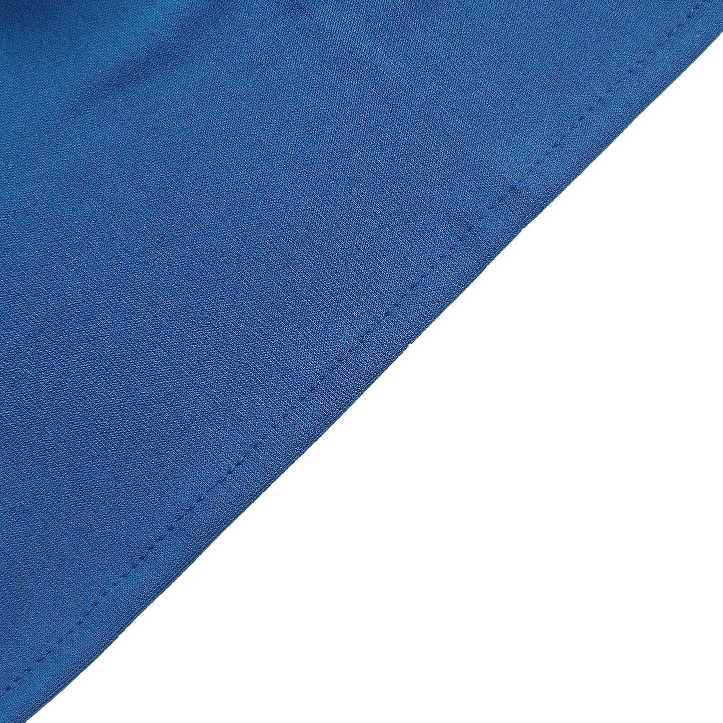 5 Pack Stretch Spandex Chair Sashes Royal Blue - Reusable Chair Bands with Silver Diamond Ring Slide Buckle 5"x14"