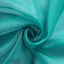 5 Pack Chiffon Chair Sashes Turquoise - Soft & Lightweight Designer Chair Bows 22"x78"