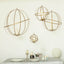Hanging Sphere Candle Holder Gold Wrought Iron Event Display Accent - Centerpiece 24"