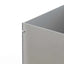 32" Silver Mirror Finish Acrylic Display Box, Pedestal Riser with Interchangeable Lid and Base
