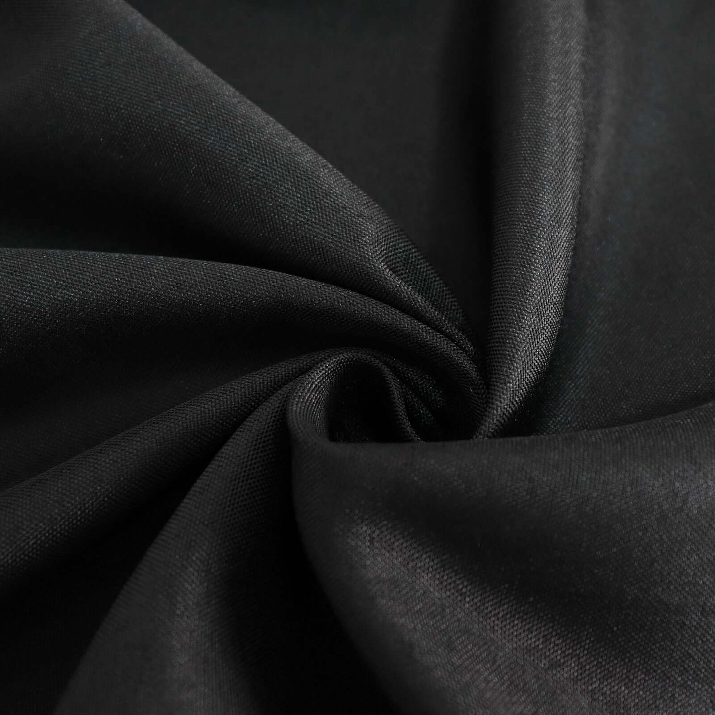 Polyester 60"x126" Rectangle Tablecloth Black - Wrinkle-Resistant Table Cover for Weddings & Parties