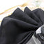5 Pack Premium Polyester 20"x20" Napkins Black - Wrinkle-Resistant & Durable Dinner Napkins