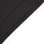7ft Matte Black Spandex Fitted Chiara Backdrop Stand Cover For Round Top Wedding Arch