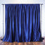 Royal Blue Crushed Velvet Backdrop Curtain â€“ 8ft x 8ft Event Drape with Rod Pocket, Privacy Panel for Photo Booths & Events