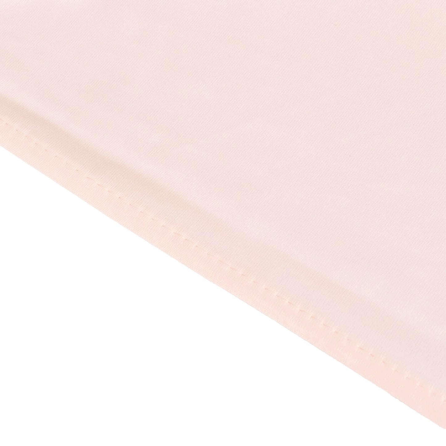 Scuba Rectangular 60"x102" Tablecloth Blush - Wrinkle Free & Stain Resistant Table Cover