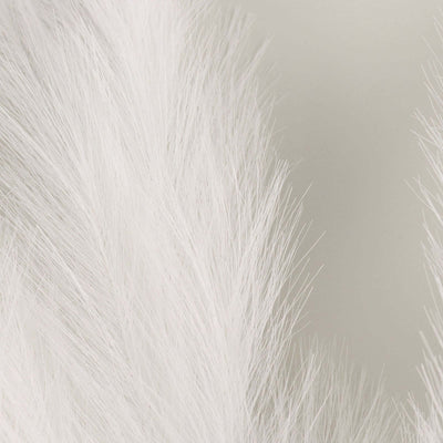 3 Stems Artificial Pampas Grass Decor White - Soft Realistic Faux Ornamental Grass Branches for Rustic Boho Chic Backdrops Floral Styling & Vase Displays 44"