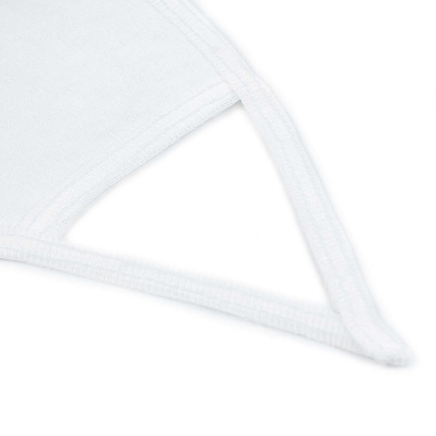 30 Pack 3 Ply White Cotton Face Mask, Reusable Fabric Masks With Soft Ear Loops