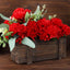 12 Bushes Red Artificial Silk Chrysanthemum Flower Bouquets