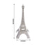 Eiffel Tower Table Centerpiece Metal Silver - Stylish Decorative Cake Topper for Parties & Gatherings 10"