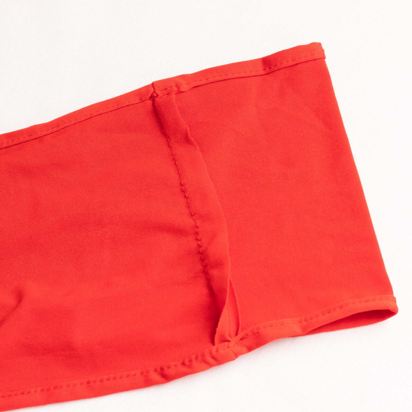 5 Pack Spandex Chair Sashes Red with Gold Rhinestone Buckles - Reusable Four-Way Stretch Sash Bands 5"x14"