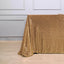 Sequin 90"x156" Rectangle Tablecloth Gold - Seamless Twinkling Design for Chic Celebrations