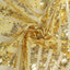 Sequin 72" Table Overlay Square Tablecloth Gold with Diamond Glitz Design - Perfect for Luxe Events