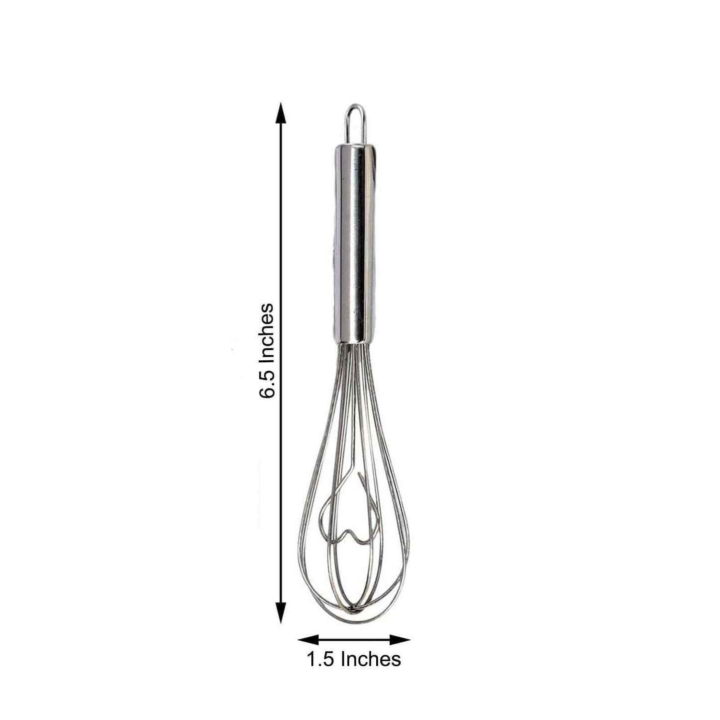 Heart Shaped Stainless Steel Whisk Party Favor With Free Gift Box, Ribbon & Thank You Tag