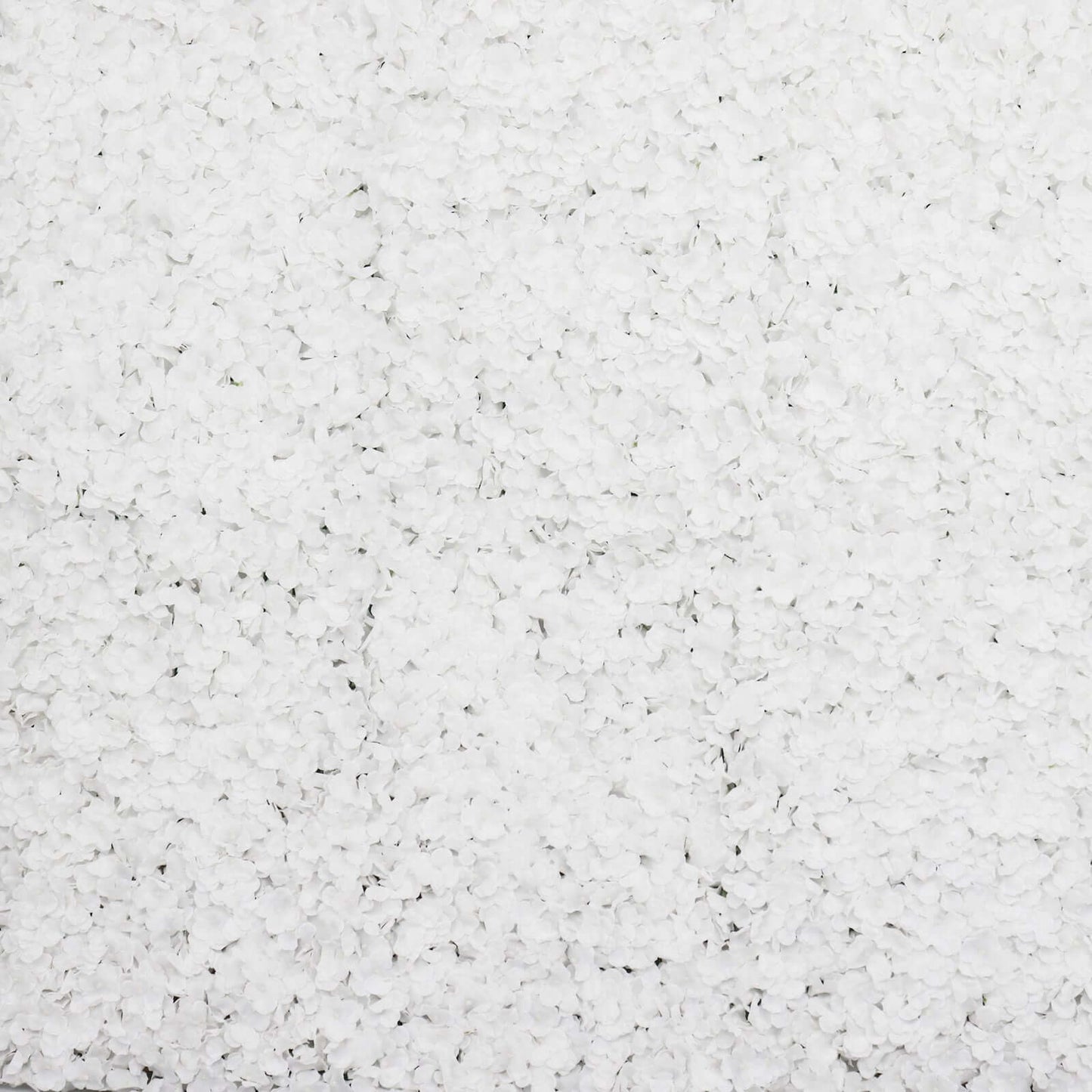 11 Sq ft. White UV Protected Hydrangea Flower Wall Mat Backdrop - 4 Artificial Panels