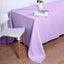 Polyester 90"x132" Rectangle Tablecloth Lavender Lilac - Seamless Wrinkle-Resistant Table Cover