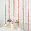 Taffeta Ribbon Sash with 4" Leaf Petal Design Terracotta (Rust) 50ft - Sophisticated Artificial Fabric Garland