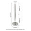 3 Pcs Gold Metal Chandelier Lamp Stand Poles and Base, Decorative Lamp Frame Accessories