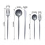 50 Pack Heavy Duty Plastic Utensil Set in Silver, Disposable Dinner and Dessert Cutlery Combo Set